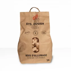 Bois D’allumage Sec Prêt à L’emploi – Environ 3,5 Kg, Bûchettes De 18 Cm, Bois Tendre Naturel Pour Feu, Barbecue, Cheminée - 8